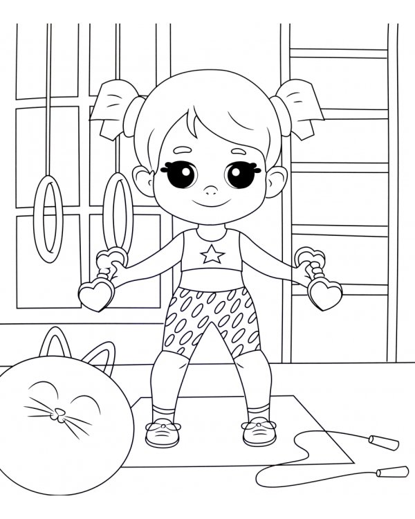 Моя мега-раскраска. Для девочек