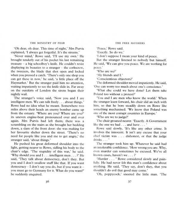 The Ministry of Fear