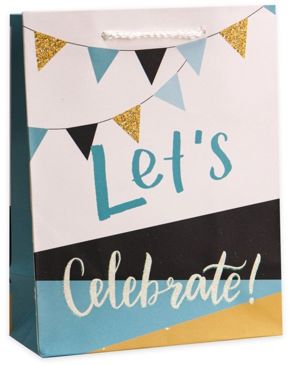 Пакет подарочный "Праздник", 18х23х10 см