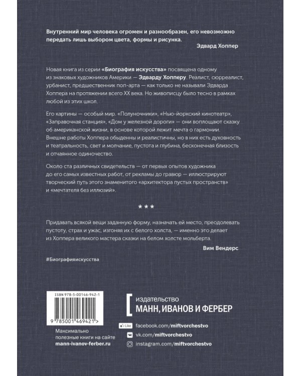 Биография искусства. Эдвард Хоппер: мечтатель без иллюзий