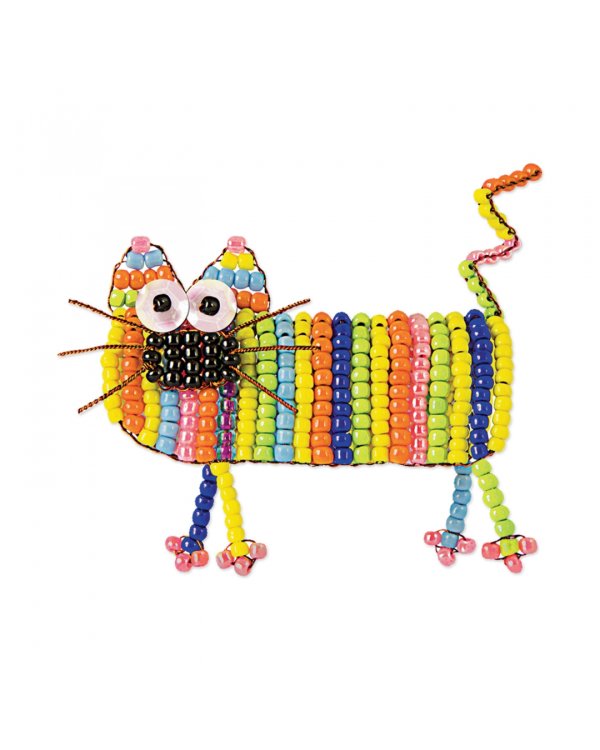 Фигурка из бисера. Котэ