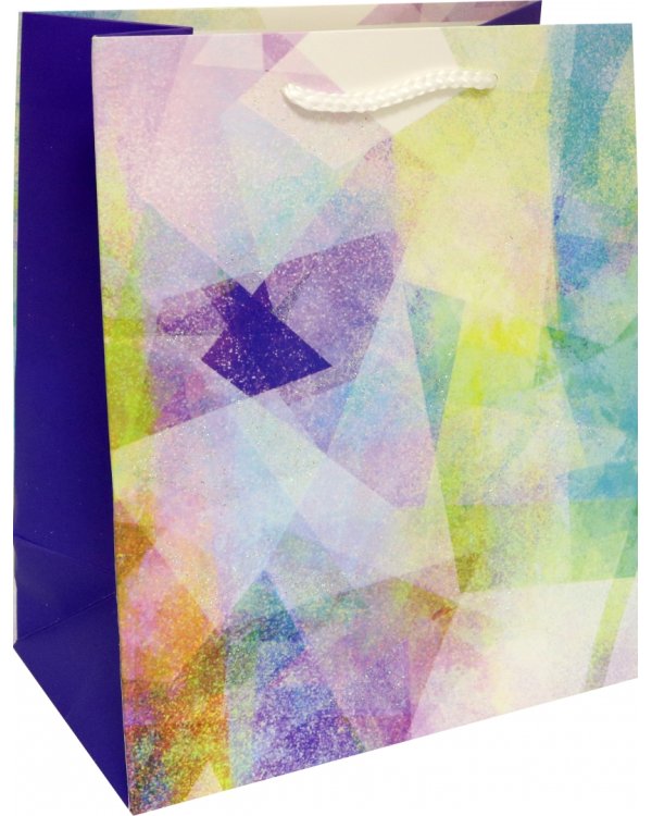 Пакет подарочный "Яркая абстракция", 18х23х10 см