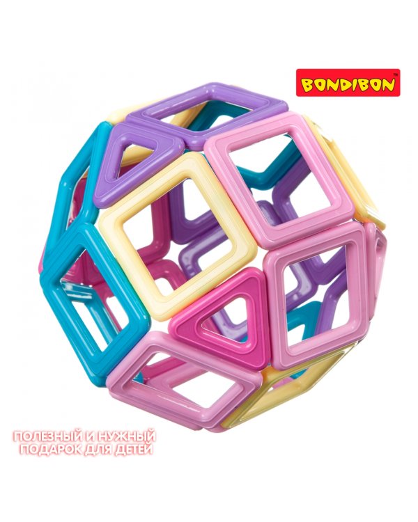 Магнитный конструктор. Магнитоформы, 26 мини деталей