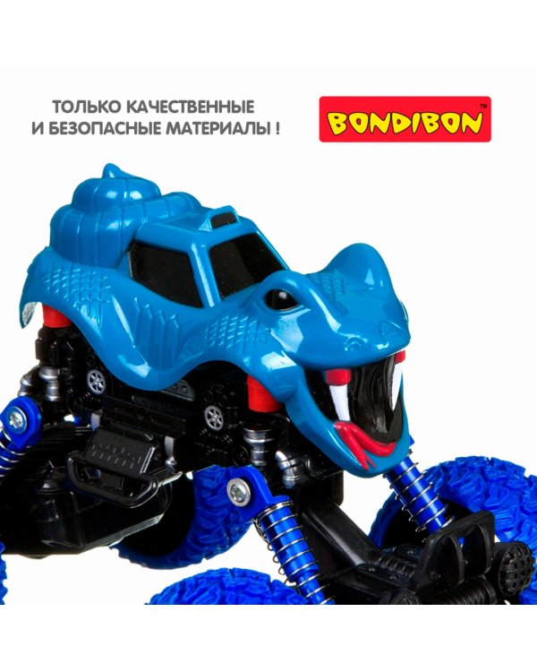 Инерционный джип на пружинной подвеске. Парк техники