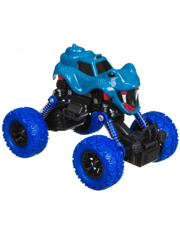 Инерционный джип на пружинной подвеске. Парк техники