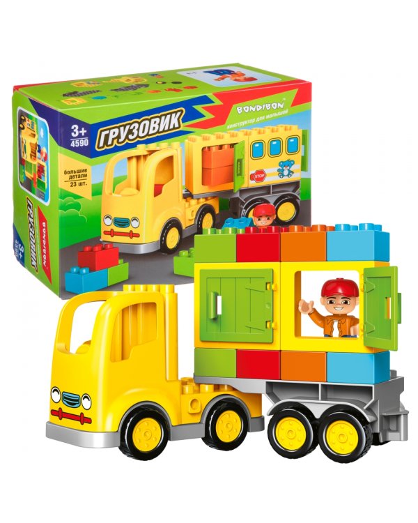 Конструктор. Грузовик, 32 большие детали