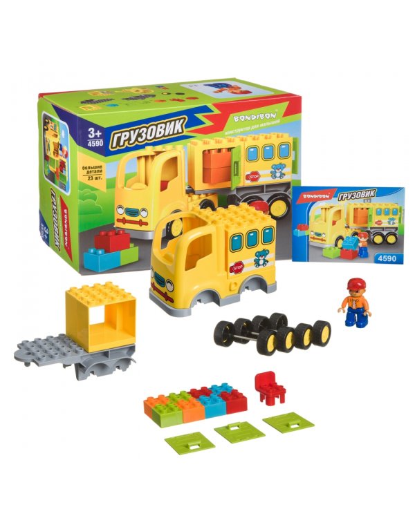 Конструктор. Грузовик, 32 большие детали