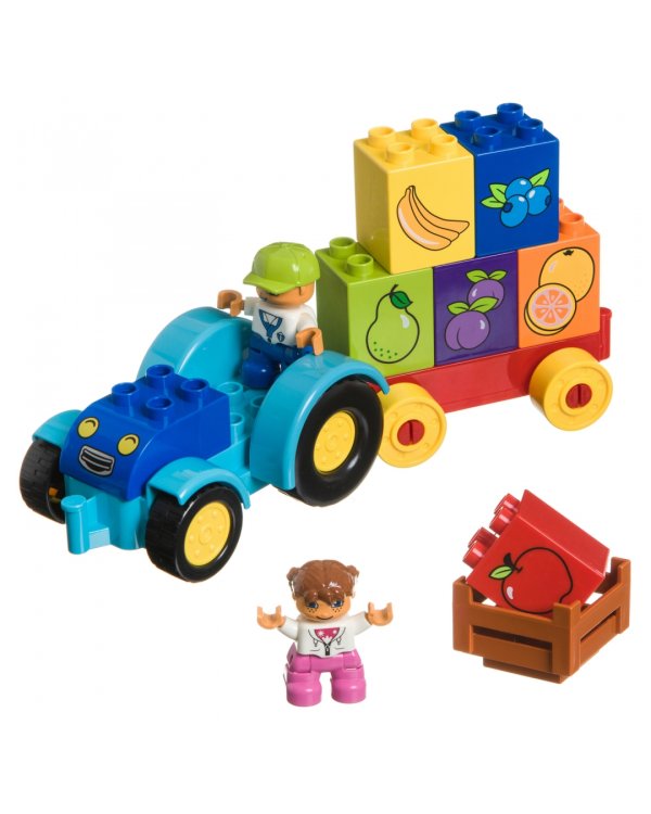 Конструктор. Трактор, 18 больших деталей