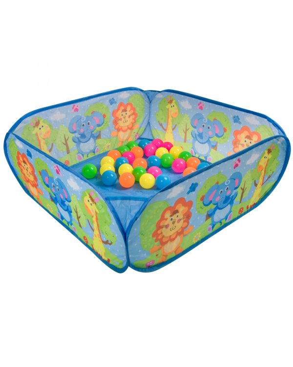 Манеж самораскрывающийся. Веселые игры, 30 шариков
