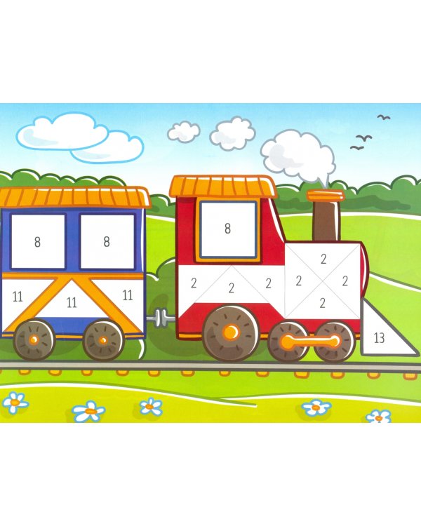 Быстрый транспорт. Книжка с наклейками