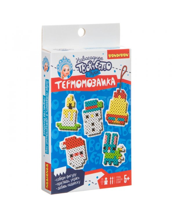 Новогодняя термомозаика 2D с Луки