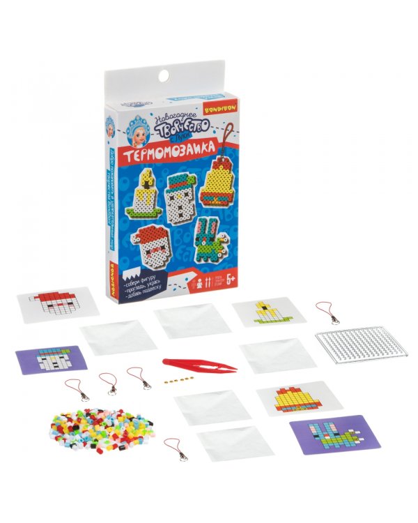 Новогодняя термомозаика 2D с Луки