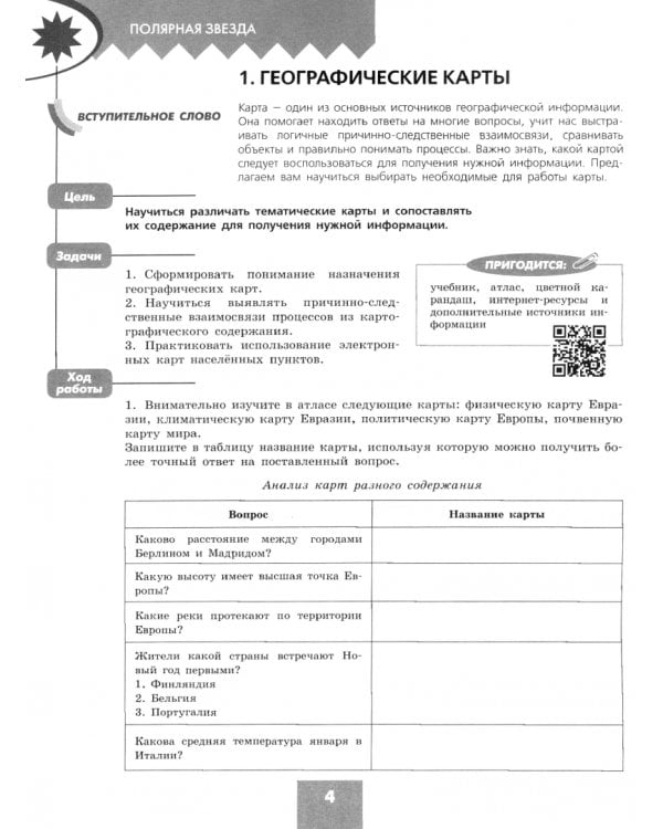 География. 7 класс. Практические работы. ФГОС