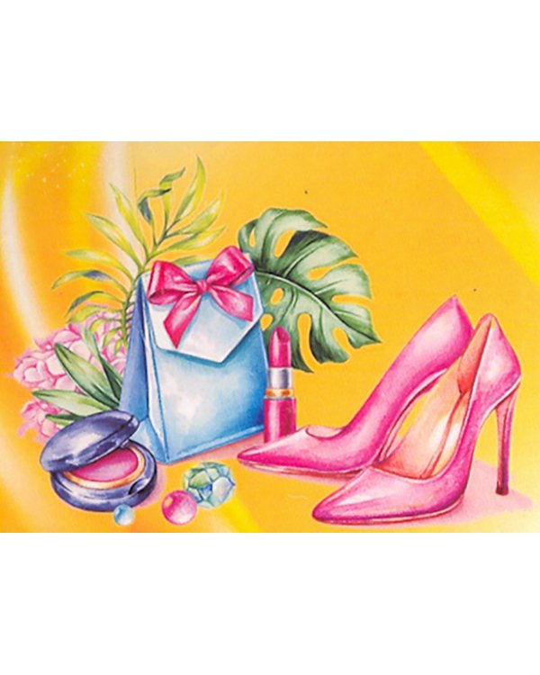 Алмазная мозаика. Женский набор