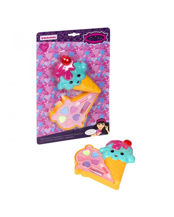 Набор детской декоративной косметики. Косметичка-мороженое