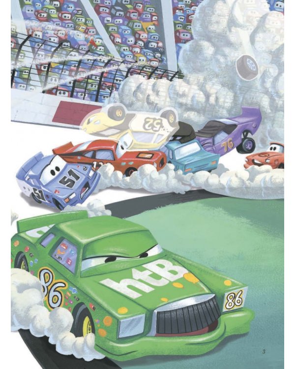 Тачки. Книга для первого чтения с наклейками