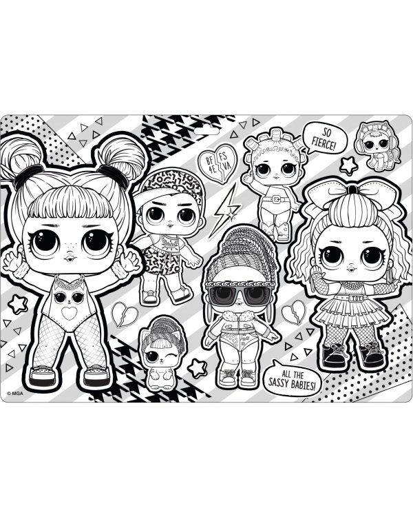 Коврик для раскрашивания "LOL. Star"