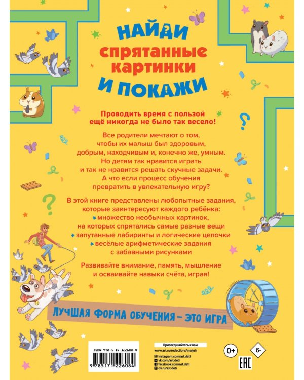 Спрятанные картинки. Найди и покажи