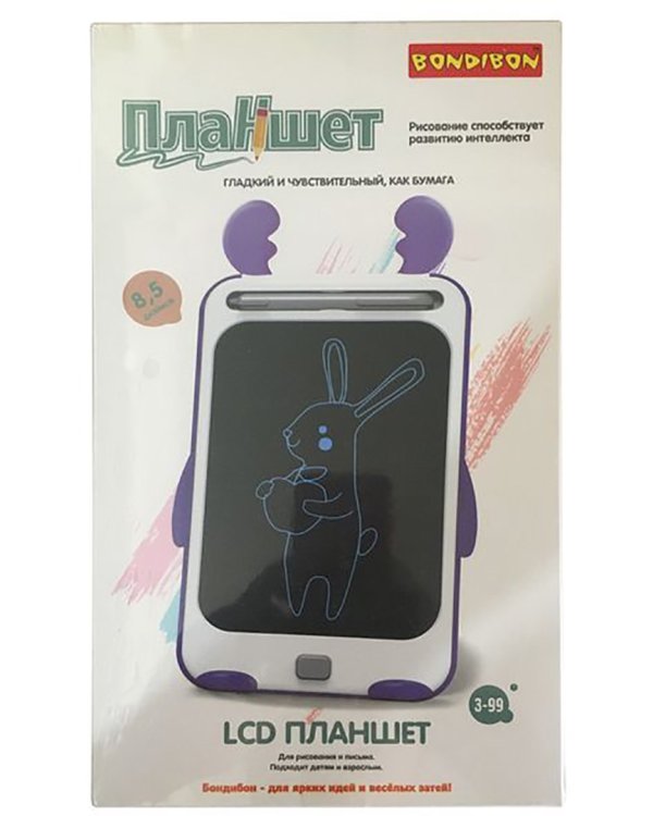 Планшет с жидкокристаллическим экраном. Лось, фиолетовый