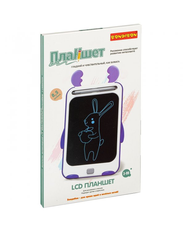 Планшет с жидкокристаллическим экраном. Лось, фиолетовый