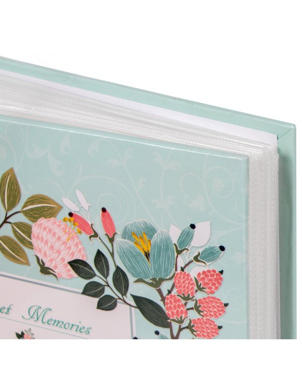Фотоальбом "Цветочный узор", на 304 фото 10x15 см, твердая обложка