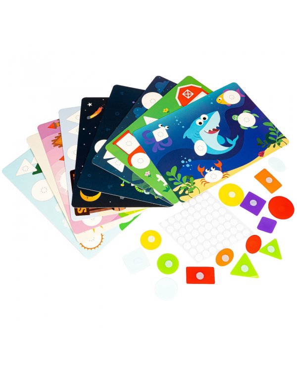 Игра на липучках. Геометрические аппликации