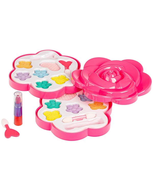 Набор детской декоративной косметики. Косметичка-бутон розы