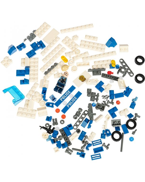 Конструктор. Полицейский патруль. Машина, 139 деталей