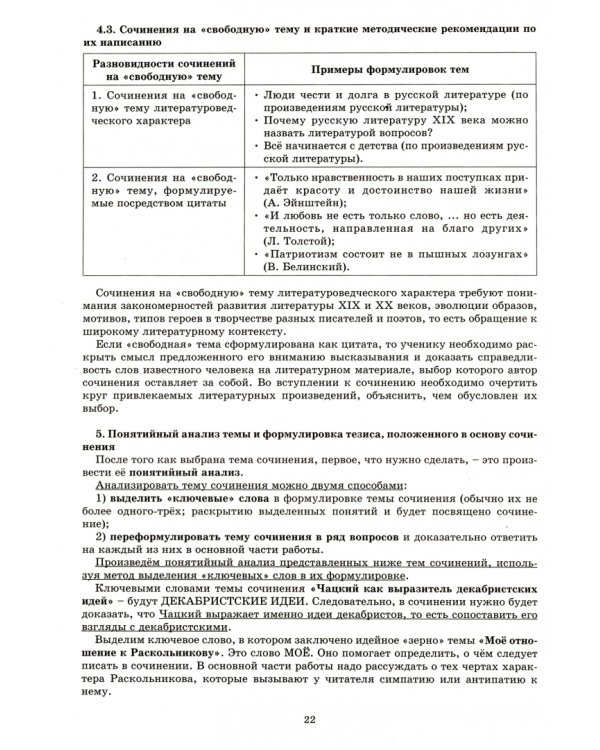 Допуск к ЕГЭ. Итоговое сочинение по литературе