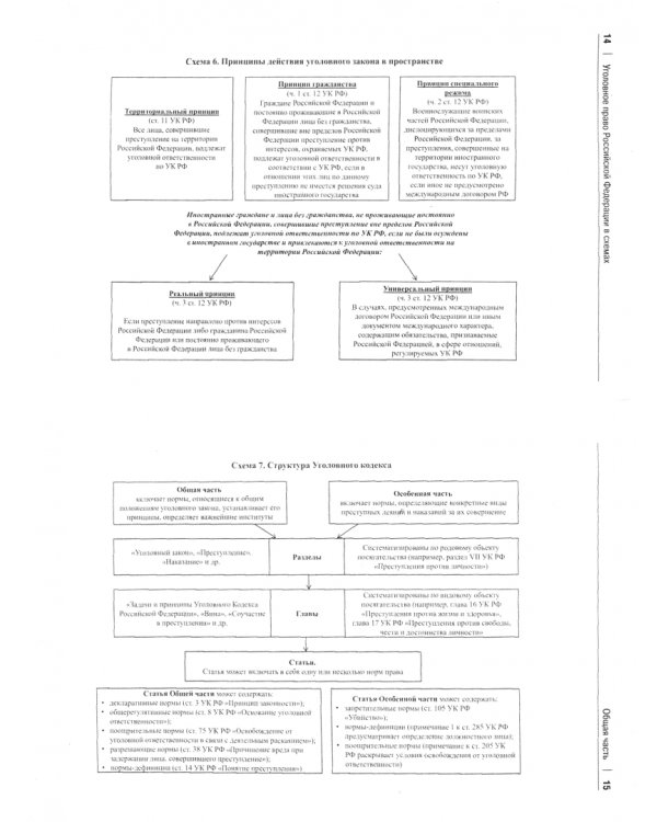 Уголовное право Российской Федерации в схемах. Учебное пособие