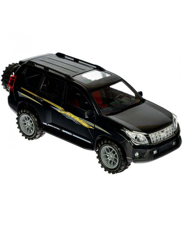 Инерционная машинка. Парк техники. Джип, черный