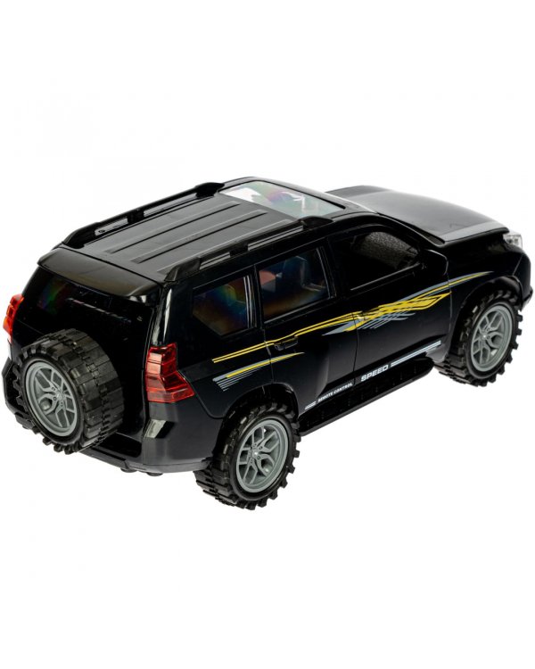 Инерционная машинка. Парк техники. Джип, черный