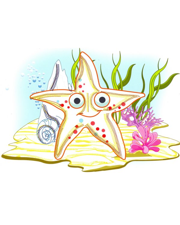 Раскраска без красок. Под водой