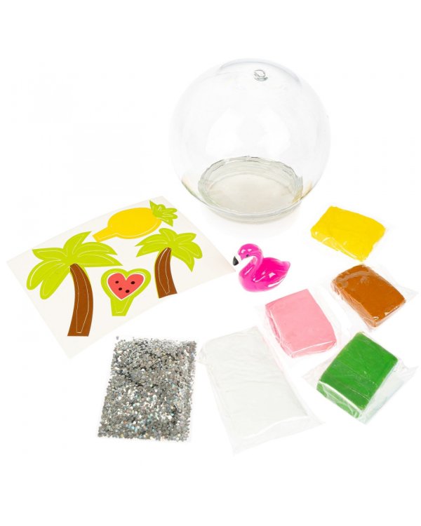 Волшебный водный шар. Фламинго