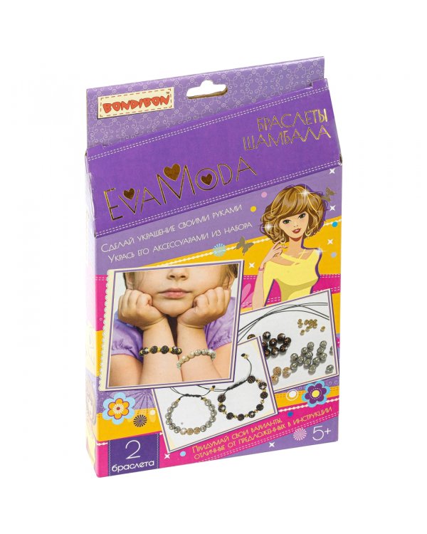 Украшение своими руками. Eva Moda. Браслеты Шамбала