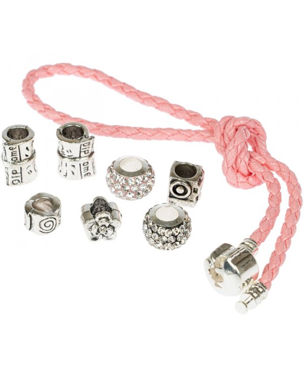 Украшение своими руками. Eva Moda. Витой браслет с шармами