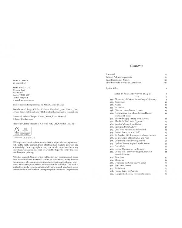 Lyrics. Volume 3 (1824-29)