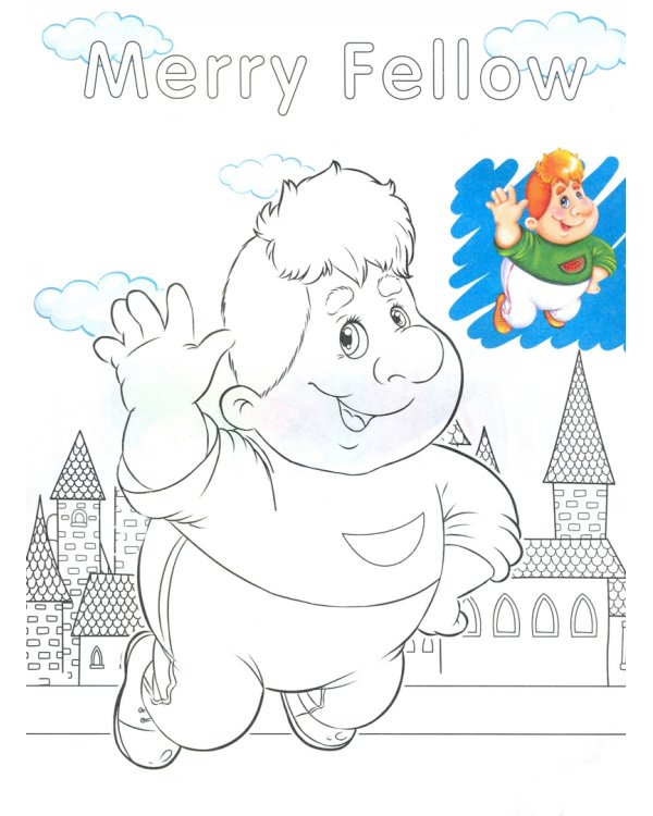 Fairy Tale Characters. Сказочные герои. Английский в наклейках и раскрасках. 72 наклейки