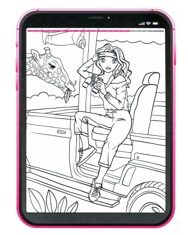 Сторис-раскраска. Лайфстайл