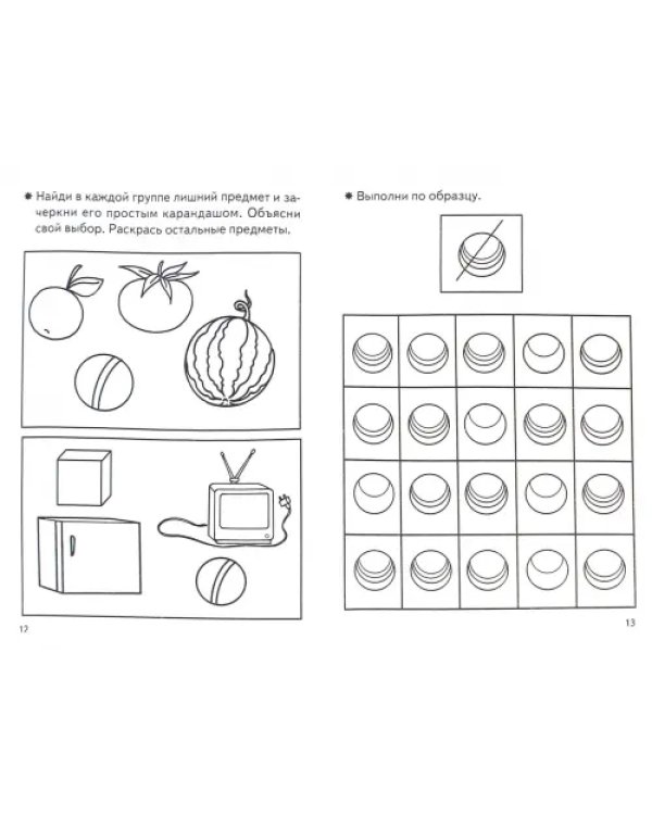Развиваем внимание и логическое мышление. Рабочая тетрадь для детей 4-5 лет