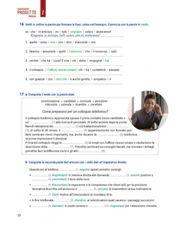 Nuovissimo Progetto italiano 2. Quaderno degli esercizi (+ Audio CD)