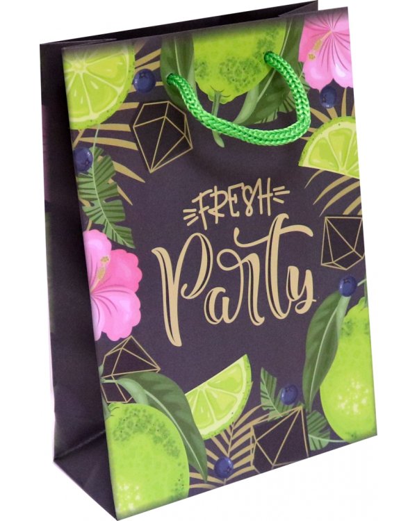 Пакет подарочный "Летняя свежесть", 14х20х6,5 см