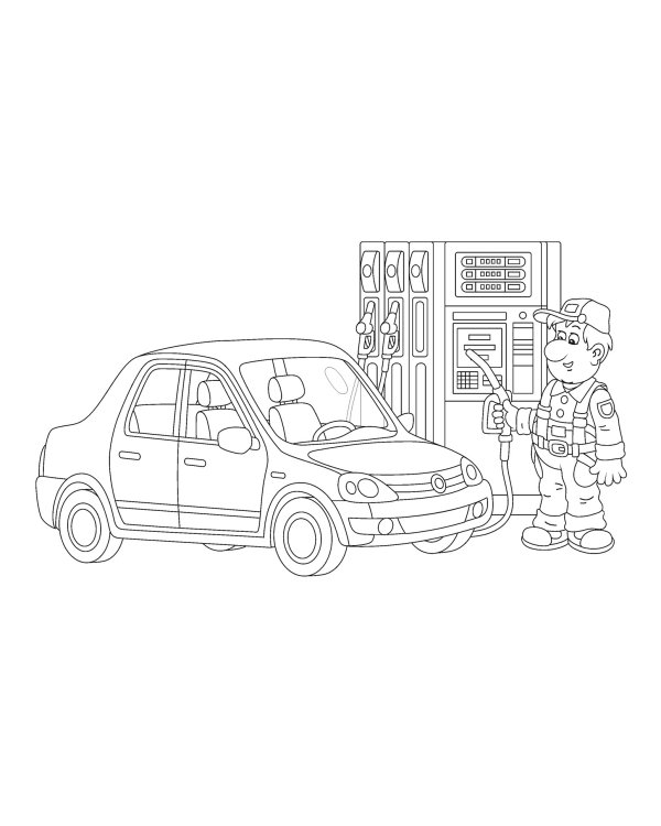 Транспорт. Раскраски для малышей