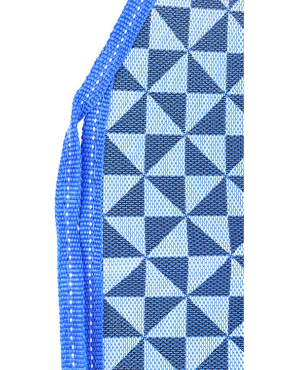 Фартук "Цветные треугольники", синий