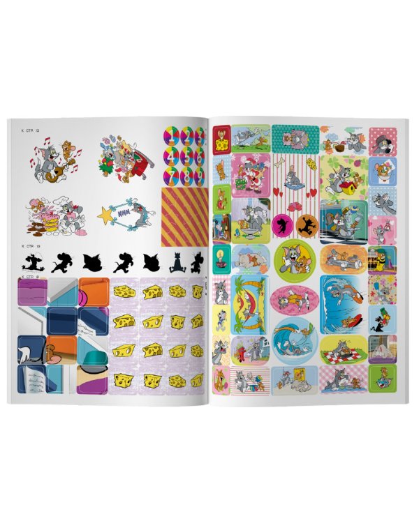 Том и Джерри. Игры и загадки (с наклейками)