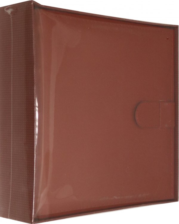 Фотоальбом на 200 фото, под кожу, красный (391193)