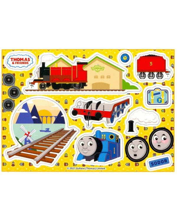 Раскраска. Томас и его друзья. Веселые паровозики