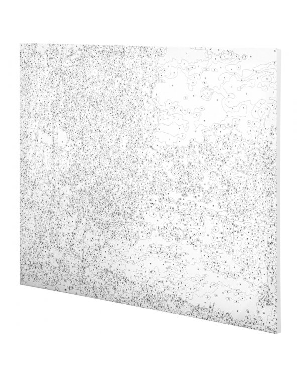 Картина по номерам. Осень в Подмосковье, на подрамнике, 40х50 см