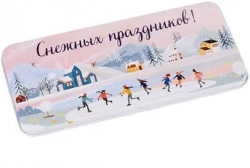 Подарочная коробочка для денег "На коньках"