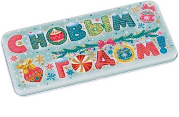 Подарочная коробочка для денег "Новогодние игрушки"